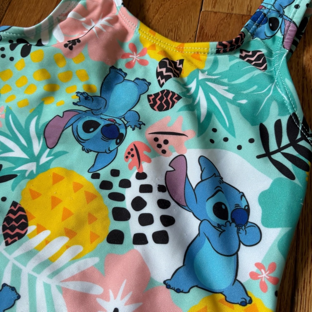 Disney Stitch One Piece Bathing Suit - Picture 3 of 7
